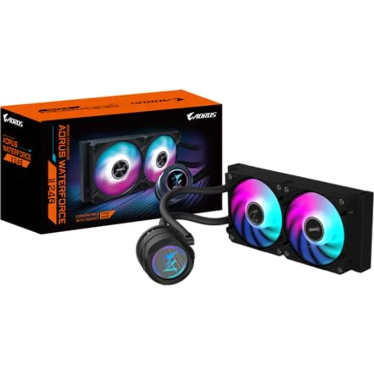 Gigabyte AORUS WATERFORCE II 240 Kühler schwarz, Wasserkühlung mit flexibler Gestaltung und hochwertigen Materialien – Bild 4