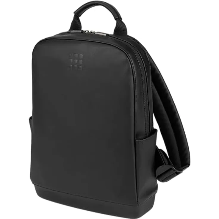 Moleskine - Classic Small Backpack, kleiner Laptop-Rucksack kompatibel mit Computer, Laptop, Notebook und iPad bis 13'', Größe 27 x 36 x 9 cm, Schwarz