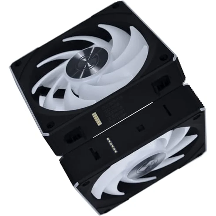 Lian Li UNI FAN CL Wireless Lüfter, 3er-Pack 120mm mit Push-to-Connect-Technologie und dualer RGB-Beleuchtung, schwarz – Bild 8