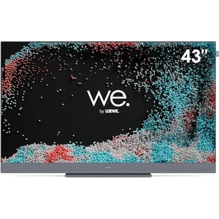 We. by Loewe We. See, Ultra HD E-LED TV, HDR 10, Dolby Atmos, 4k Fernseher, 127 cm Bildschirmdiagonale (Storm Grey, 43 Zoll)