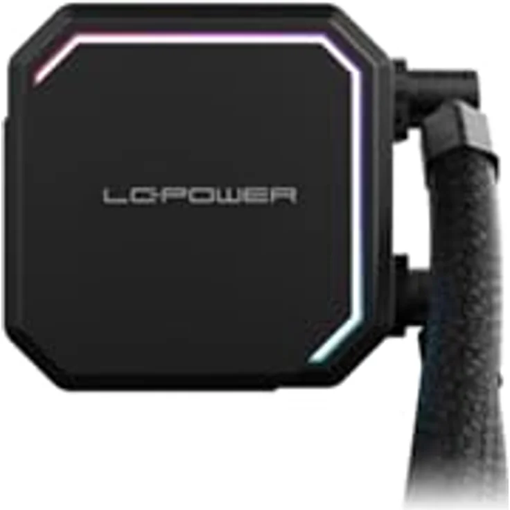 LC-Power LC-CC-240-B, CPU Wasserkühler mit 240 mm Radiator, Schwarz, 35 dBA geräuscharm, für AM2/AM3/AM4/AM5 und Intel Sockel – Bild 5