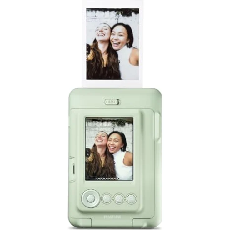 INSTAX Mini LiPlay Matcha Green, Fotodrucker mit Selfie-Spiegel und QR-Code-Tonung – Bild 4