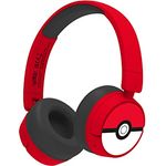 OTL Technologies PK1000 Pokemon Poke Ball Kinder-Kopfhörer, kabellos, Rot