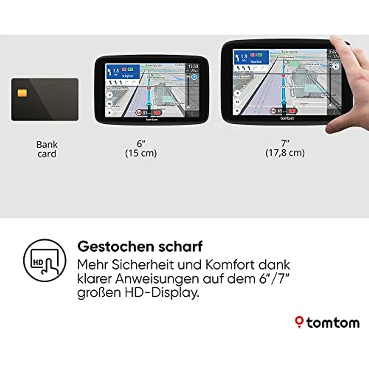 TomTom Go expert Plus 7 Zoll (17,8 cm), LKW-Navigationsgerät mit 32 GB, Wi-Fi-Updates und Sprachsteuerung, schwarz – Bild 3