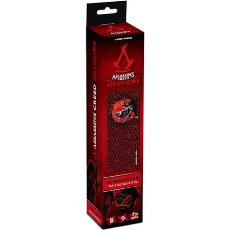 Freaks and Geeks Mauspad XL – Assassin's Creed Shadows, optimierte Gleitfähigkeit, rutschfeste Gummibasis, 770 x 295 mm, 3 mm Dicke – Bild 5