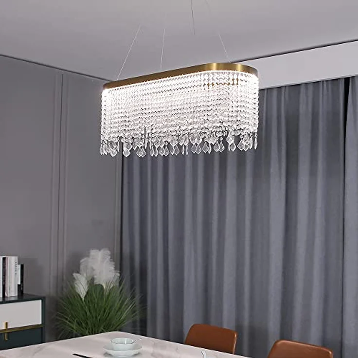 Eurotondisplay LED Pendelleuchte Deckenleuchte 2022 mit Fernbedienung, dimmbar, A+ LED, 300x800, kaltweiß-warmweiß (2021) – Bild 1
