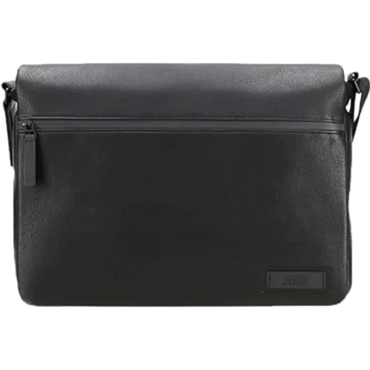Jost Riga Messenger mit 40 cm Laptopfach, Kunstleder, schwarz – Bild 1