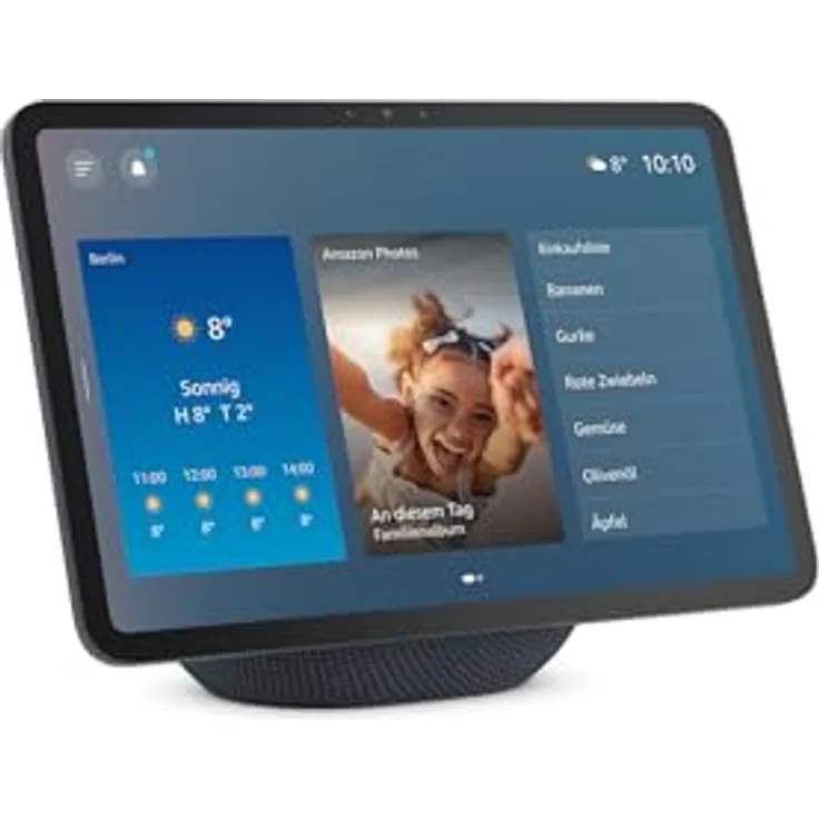 AMAZON Echo Show 11 (2025 Release), Smart Speaker mit 11-Zoll Full-HD Display, AZ3 Pro-Chip, 3D-Audio und krystal-klaren Videoanrufen, Graphite
