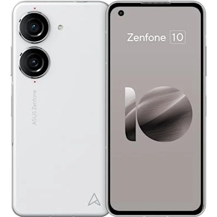 Asus Zenfone 10 Smartphone (5,9" AMOLED Display, 50MP Dual-Kamera, 4300 mAh Akku, Android 13.0, Snapdragon 8 Gen 2, IP68, 8GB RAM, 256 GB Speicher) Comet White – Bild 1
