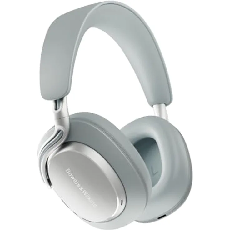 Bowers & Wilkins Px8 S2 Kabellose Noise-Cancelling Kopfhörer mit Bluetooth, 30 Stunden Akkulaufzeit und Mikrofon - Pearl Blau