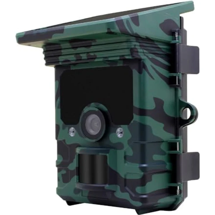 Camouflage Wildkamera EZ-Solar, Überwachungskamera mit Solarbetrieb und Camouflage-Design – Bild 2