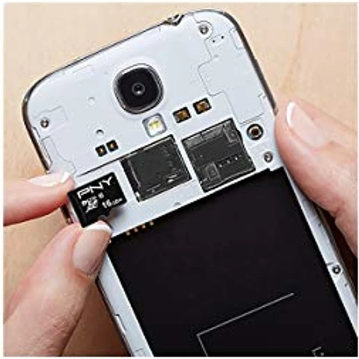 PNY Performance Plus 32 GB microSDHC-Speicherkarte + SD-Adapter, Klasse 10 – Bild 3