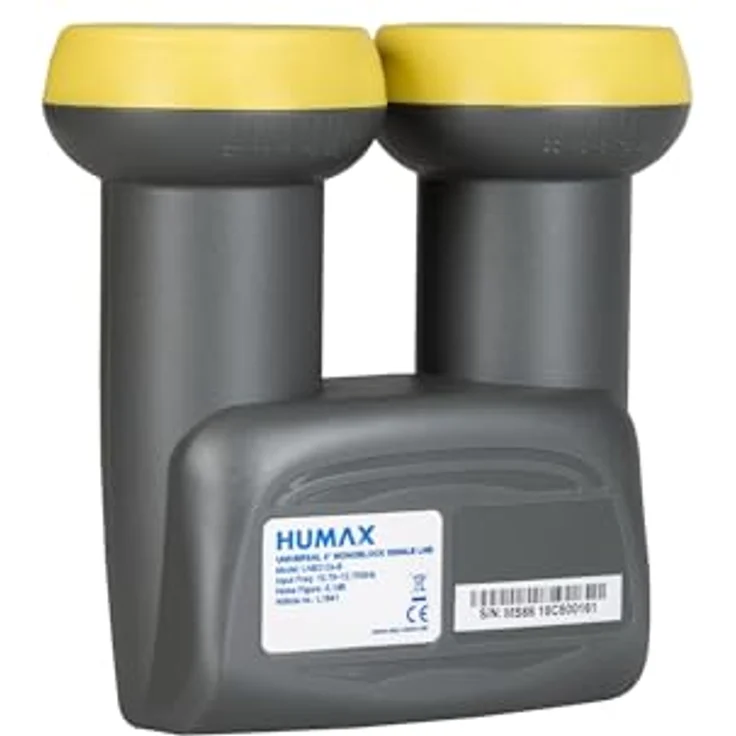 HUMAX Digital Monoblock LNB Single LNB 212-B Astra-Hotbird, Wetterschutzgehäuse für 1-Receiver-2-Satelliten Full HD, 3D, UHD, 4k, HDTV – Bild 3