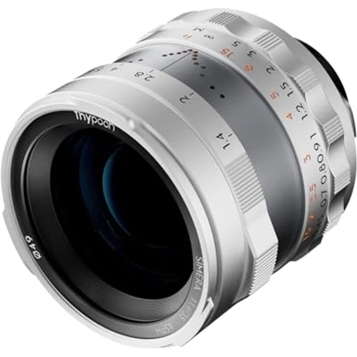 THYPOCH Simera 28mm f1.4 ASPH. Objektiv für Leica M Mount - Silber, große Blendenöffnung f1.4, Naheinstellgrenze 0.4 m – Bild 5