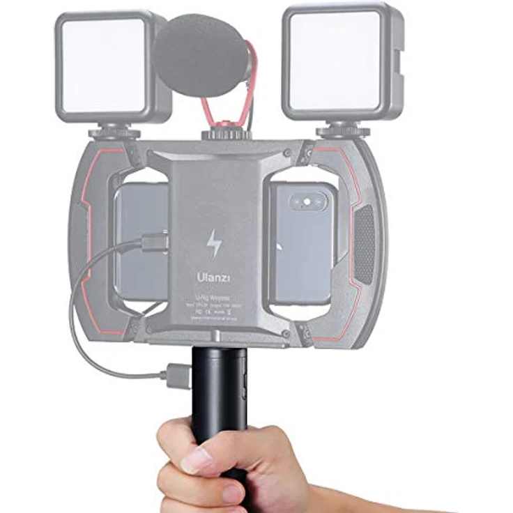 Ulanzi BG-3 PowerBank Grip 10.000 mAh mit Stativ, Schwarz – Bild 5