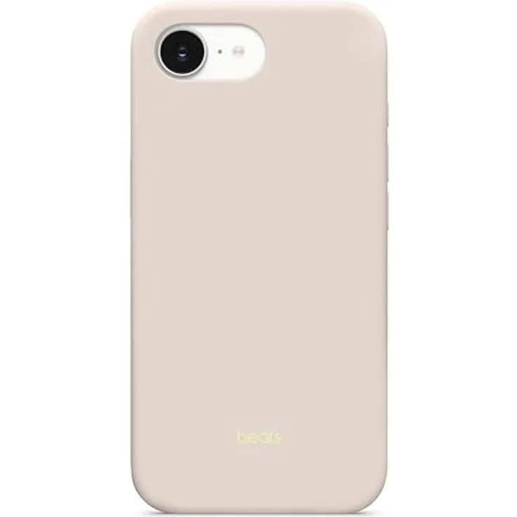 Beats iPhone 17e Case mit MagSafe, dünnes Hardshell-Case, matte Oberfläche, Mikrofaserfutter – Kalkstein