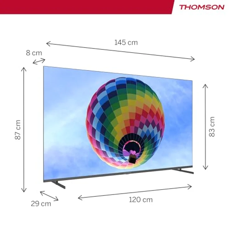 Thomson 65QG4S14, 65 Zoll (164 cm) QLED Google Smart TV mit 4K UHD, Dolby Vision, Dolby Atmos und Wi-Fi – Bild 2