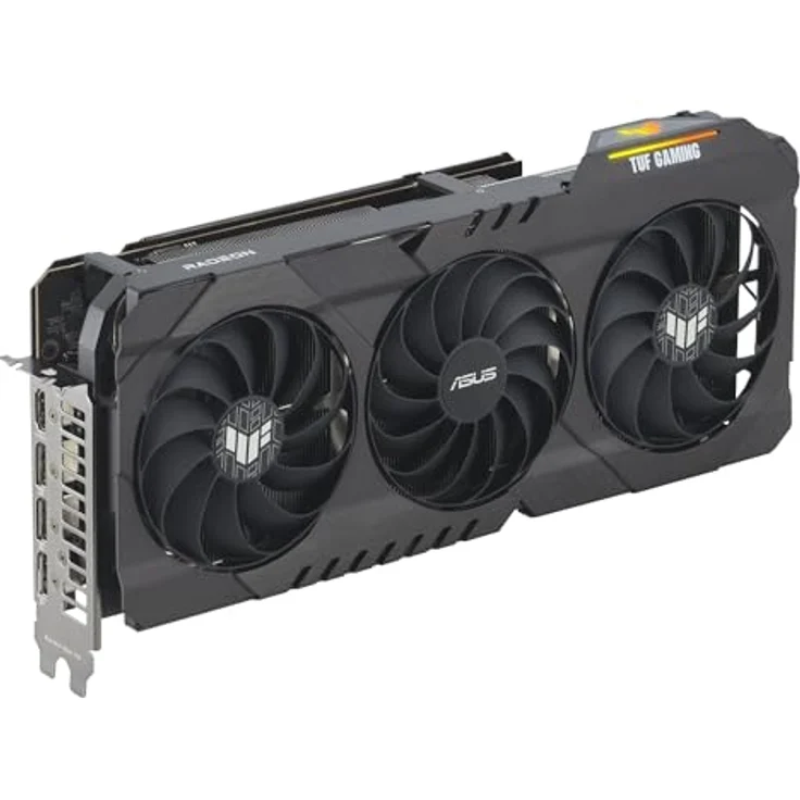 Asus TUF Gaming Radeon RX 7800 XT OG OC Grafikkarte (16 GB, GDDR6) in Schwarz mit ASUS Axial-tech Kühltechnik und Blau, Grün, Rot Beleuchtung – Bild 4