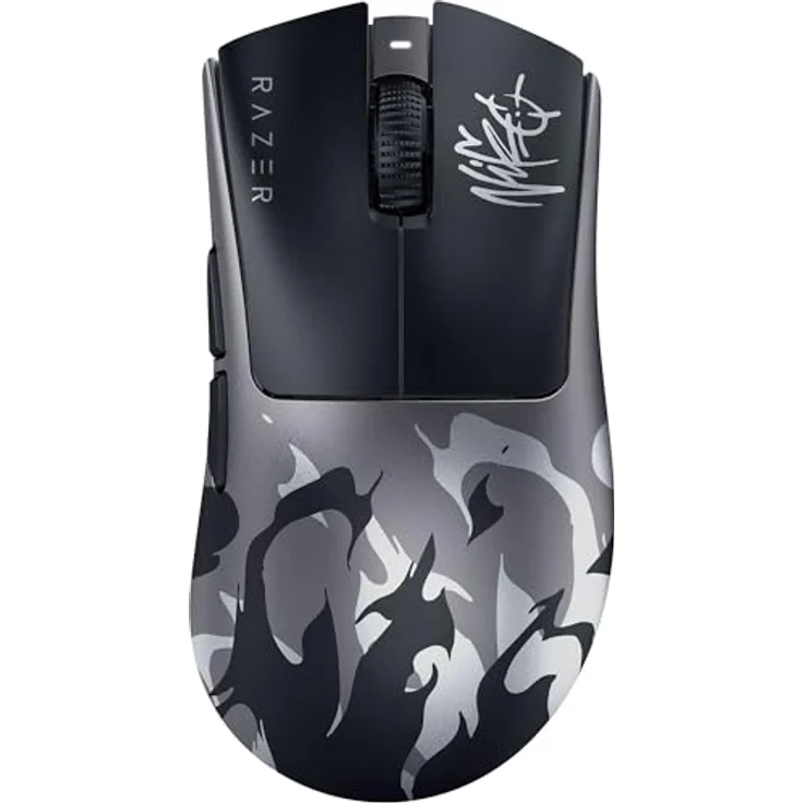 Razer DeathAdder V4 Pro NiKo Edition, ultraleichte kabellose E-Sport Maus mit 57 g, 2,4 GHz Hyperspeed, Focus Pro 45K Sensor und 8K Hz Polling, PC/Mac | NiKo – Bild 1