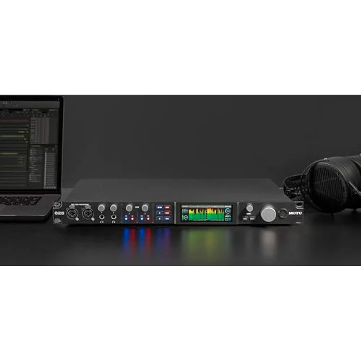 MOTU 828 (2024), 28x32 USB 3.1 Audiointerface, MAC und PC kompatibel, Schwarz – Bild 5