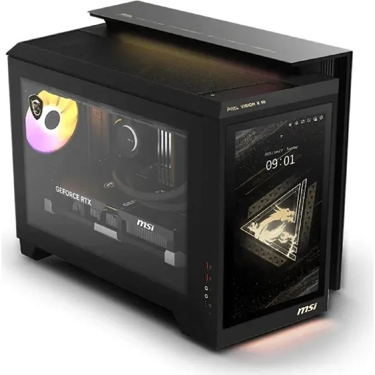 MSI MEG Vision X AI 2NVV7-009AT, Desktop-PC mit Intel Core Ultra 7 265K, 32 GB RAM, 2000 GB SSD und GeForce RTX 5080, Schwarz