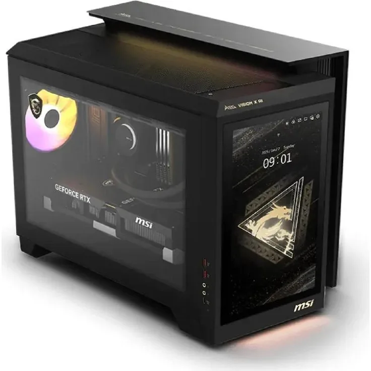 MSI MEG Vision X AI 2NVV7-009AT, Desktop-PC mit Intel Core Ultra 7 265K, 32 GB RAM, 2000 GB SSD und GeForce RTX 5080, Schwarz