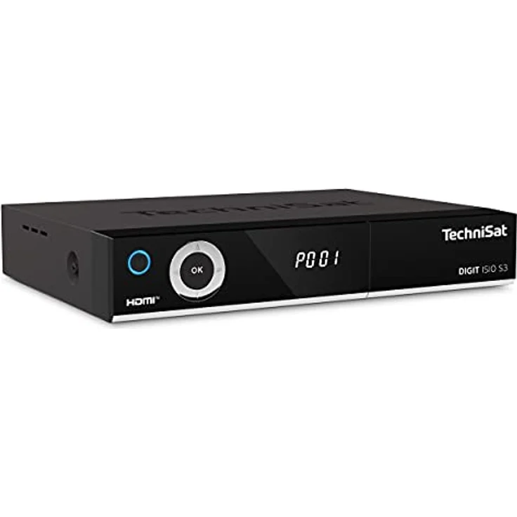 TechniSat DIGIT ISIO S3 - HD Sat-Receiver mit Twin-Tuner (HDTV, DVB-S2, PVR Aufnahmefunktion via USB oder im Netzwerk, HbbTV, CI+, HDMI, App-Steuerung, UPnP-Livestreaming) schwarz 28,6 x 15,5 x 4,6 cm – Bild 1