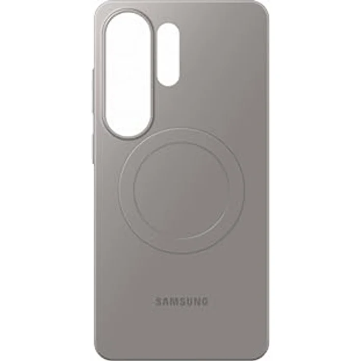 Samsung Slim Magnet Smartphone Case EF-SS948, schlanke Hülle für Galaxy S26 Ultra, stoßfest mit Magnetring, Silikon, dünn und griffig, Gray – Bild 4