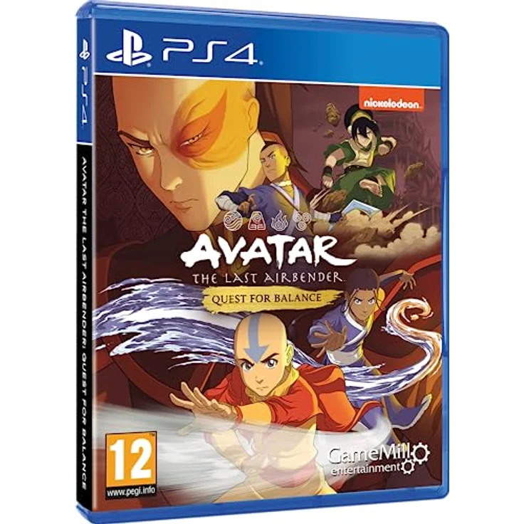 Game Mill Avatar The Last Airbender Quest for Balance, PS4-Spiel mit lokalem Koop-Modus und Rätseln basierend auf den vier Elementen – Bild 2