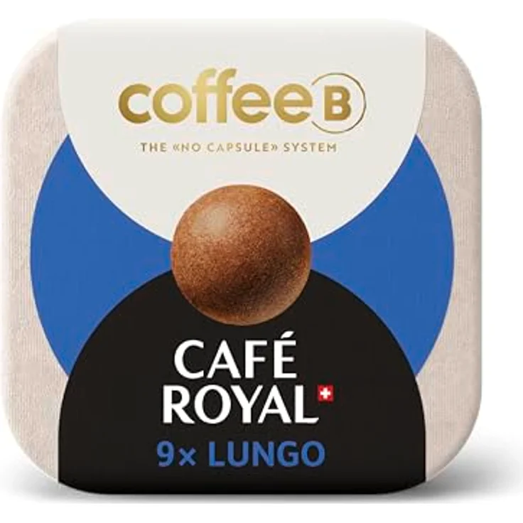 CoffeeB by Café Royal Lungo Kaffee Balls, 10x9 Stück, 100% kompostierbar, Rainforest Alliance, für CoffeeB-Kaffeemaschine – Bild 3