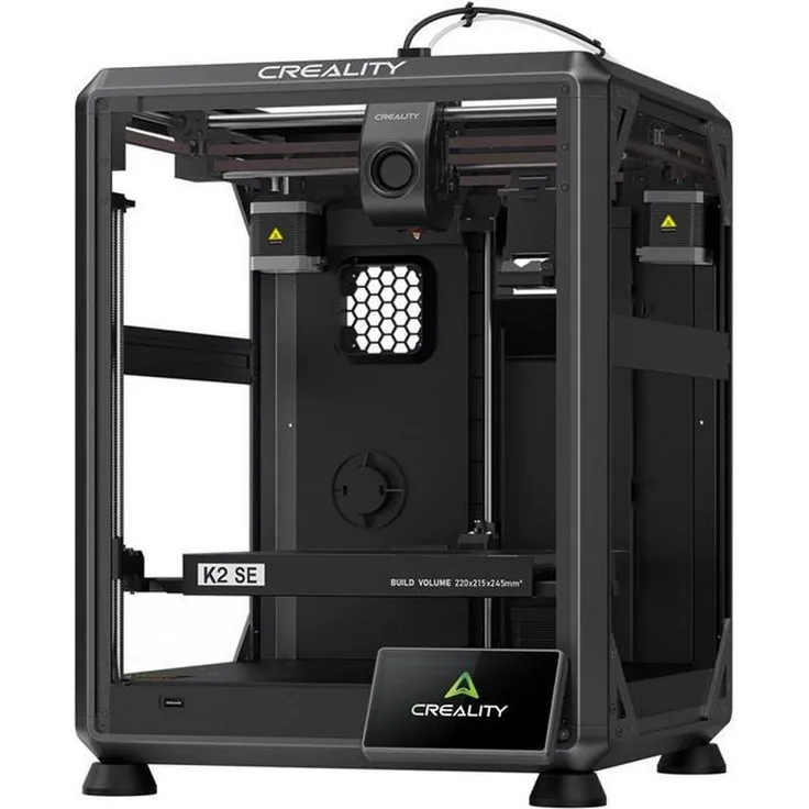 Creality K2 SE 3D-Drucker, FDM-Technologie mit offener Rahmenkonstruktion, vielseitig einsetzbar für PETG, PLA und TPU
