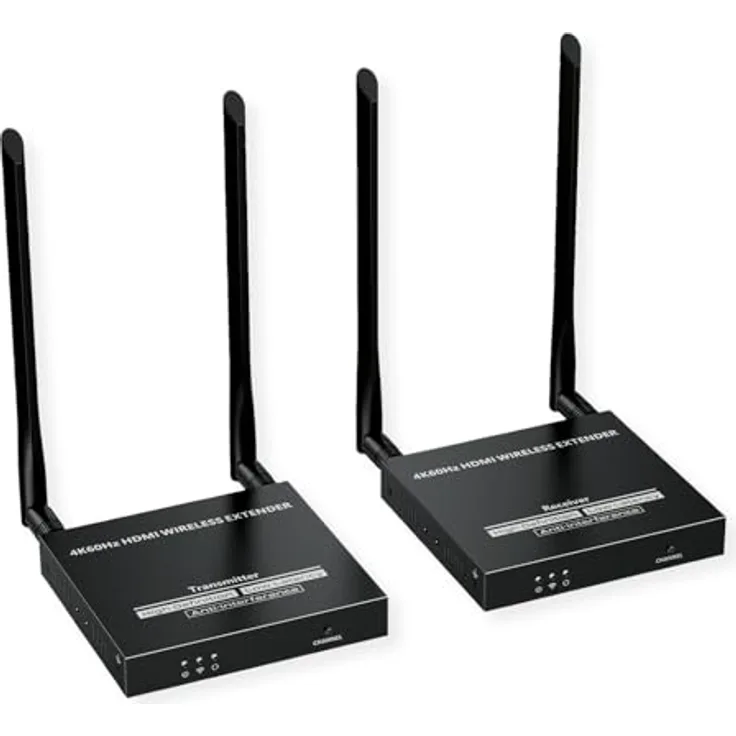 VALUE Wireless HDMI 4K A/V System, 50 m, Unterstützung für 3D und HDCP, geeignet für Wand- oder Untertischmontage