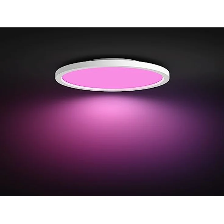 Philips Hue White Ambience Surimu Panelleuchte, weiß, rund, 40W, alle Weißschattierungen, steuerbar via App, kompatibel mit Amazon Alexa (Echo, Echo Dot) – Bild 2