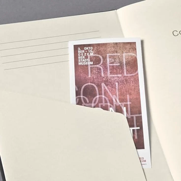 Sigel Conceptum Notizbuch A4, 194 Seiten, Softcover kariert, 80g, dunkelgrau, mit Stiftschlaufe und Gummibandverschluss – Bild 8