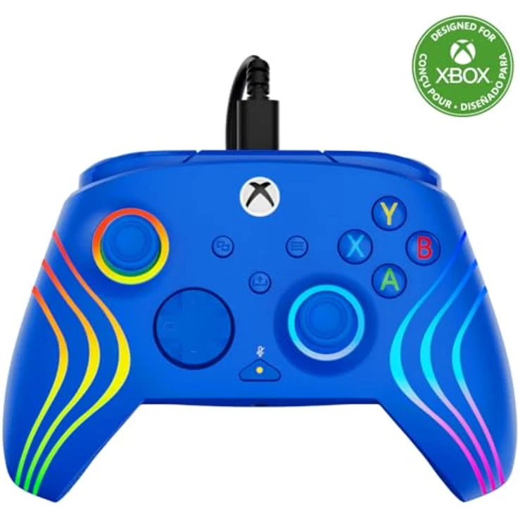 Turtle Beach Afterglow Wave, Wired Xbox Controller mit RGB-Beleuchtung, einstellbaren Hall-Effekt-Abzügen und ergonomischem Design – Bild 1
