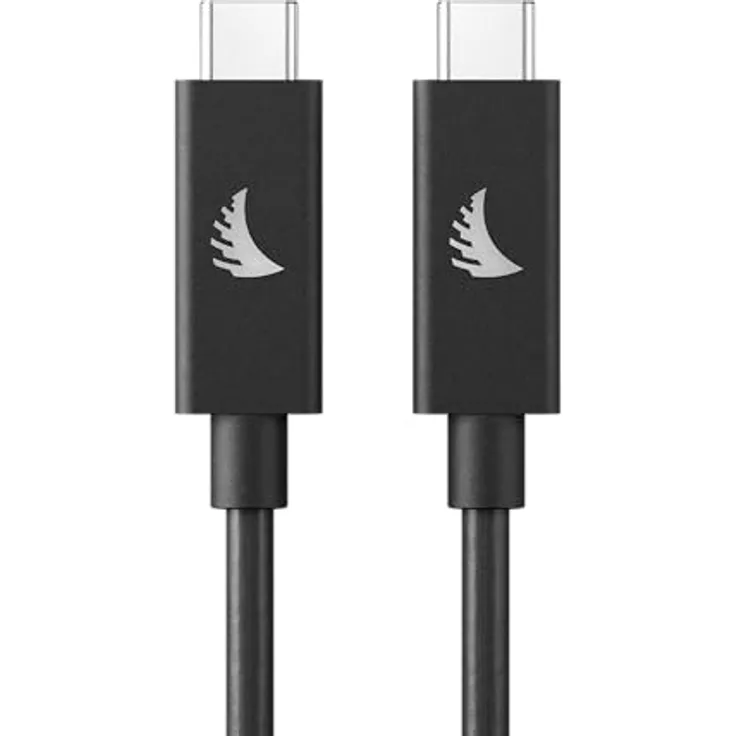 Angelbird USB-C 3.2 Cable 25 cm, 100W USB-C-zu-USB-C-Schnellladekabel mit 20 Gb/s Datenübertragung und Power Delivery
