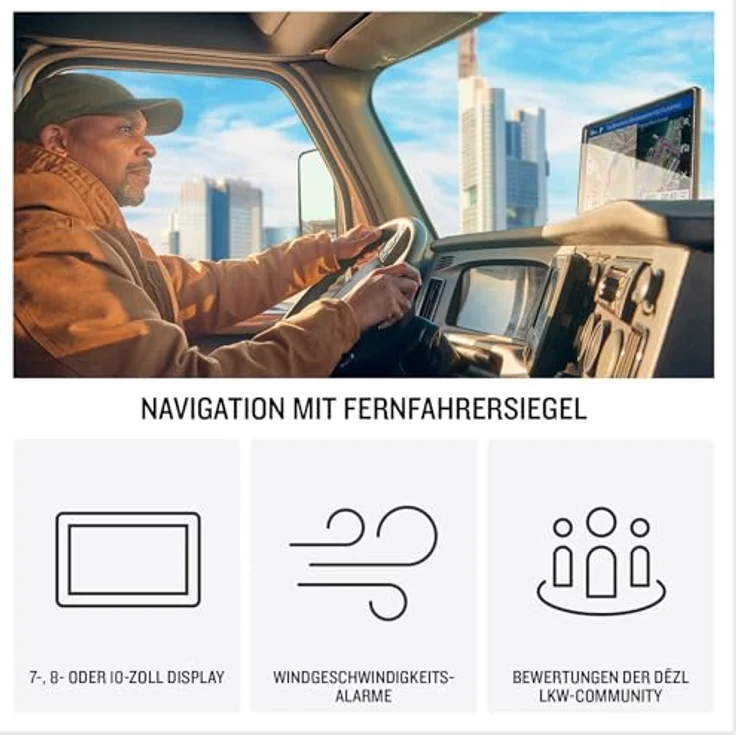 Garmin dēzl LGV1020, 10 Zoll Lkw-Navigationssystem mit benutzerdefinierter Routenplanung und Satellitenbildern – Bild 3