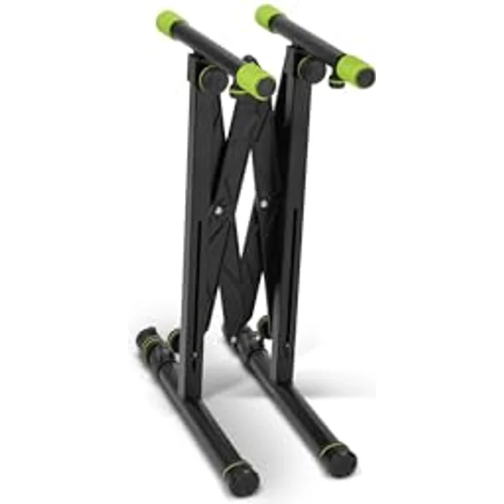 Gravity KS AKS 01 B, Faltbarer Keyboardständer mit Scherenmechanismus, belastbar bis 50 kg, schwarz – Bild 5