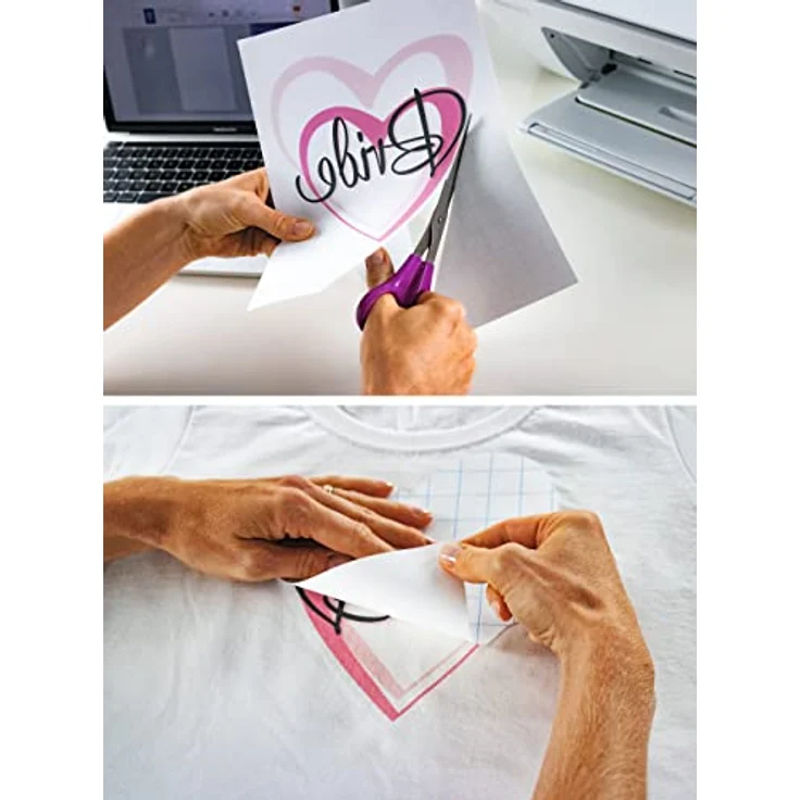 Herma T-Shirt Folie A4 für helle + weiße Textilien 20 Blatt 4525  – Bild 4
