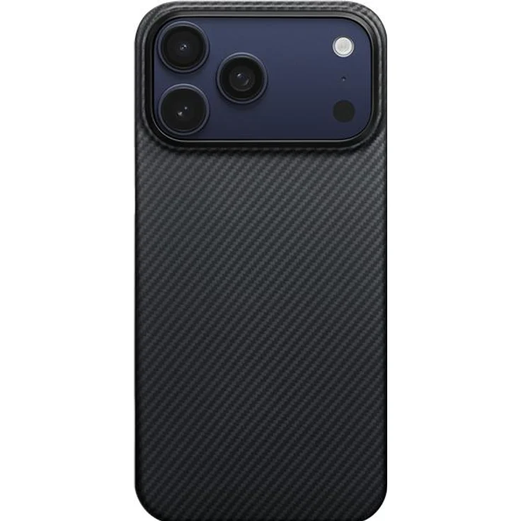 Pitaka Ultra-Slim, Smartphone Hülle für Apple iPhone 17 Pro Max, ultradünn, MagSafe-kompatibel, schwarz