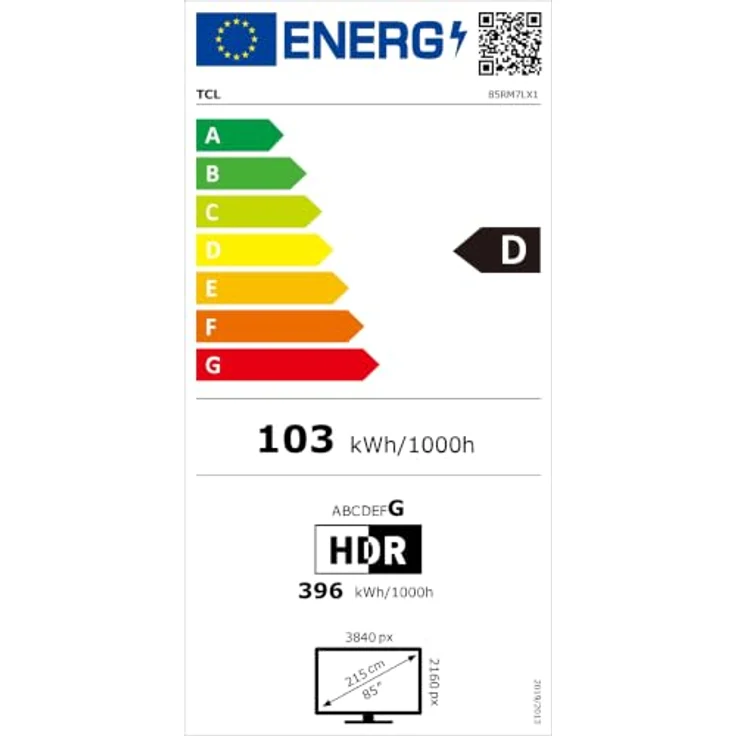 TCL RM7L 85RM7L, 85 Zoll 4K RGB Mini-LED Smart-TV mit WLAN, Schwarz – Bild 15