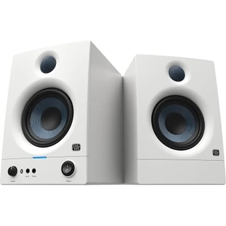 PreSonus Eris 4.5BT Gen 2, 4,5"-Aktivlautsprecher mit Bluetooth für Multimedia und Gaming, 50 W Leistung, Weiß – Bild 1