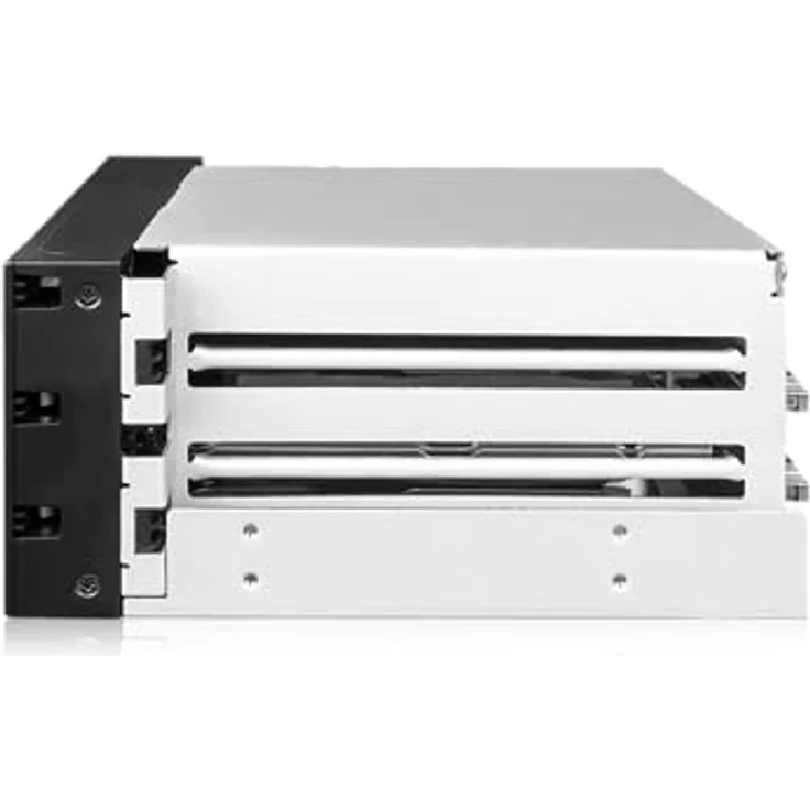 ICY DOCK FatCage RAID MB901SPR-B R1 2X 2,5"/3,5" SATA RAID1 /JBOD Wechselrahmen für 1x 5,25" Schacht schwarz – Bild 3