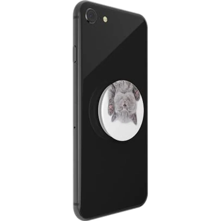 PopSockets PopGrip - Ausziehbarer Sockel und Griff für Smartphones und Tablets mit einem Austauschbarem Top - Cat Nap – Bild 4