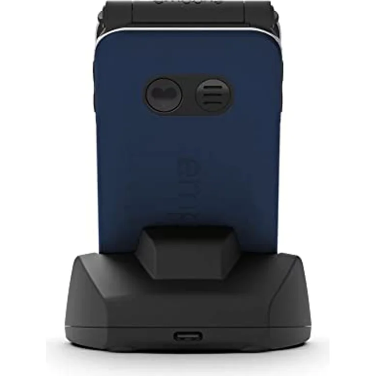 emporiaJOY-LTE | Seniorenhandy 2G | Klapphandy ohne Vertrag | Mobiltelefon mit Notruftaste | 2,8-Zoll-Display | Blueberry – Bild 2