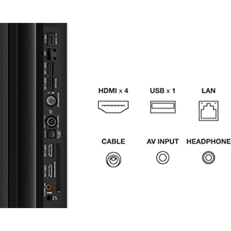 TCL 98C735 248 cm (98 Zoll) QLED Smart TV (Ultra HD, Dolby Vision IQ, HDR10+, HDR10, HDR HLG, Edge LED) HD-Triple-Tuner (Sat, Antenne, Kabel) Modelljahr 2022 Energieklasse G (DE-Modell) – Bild 11