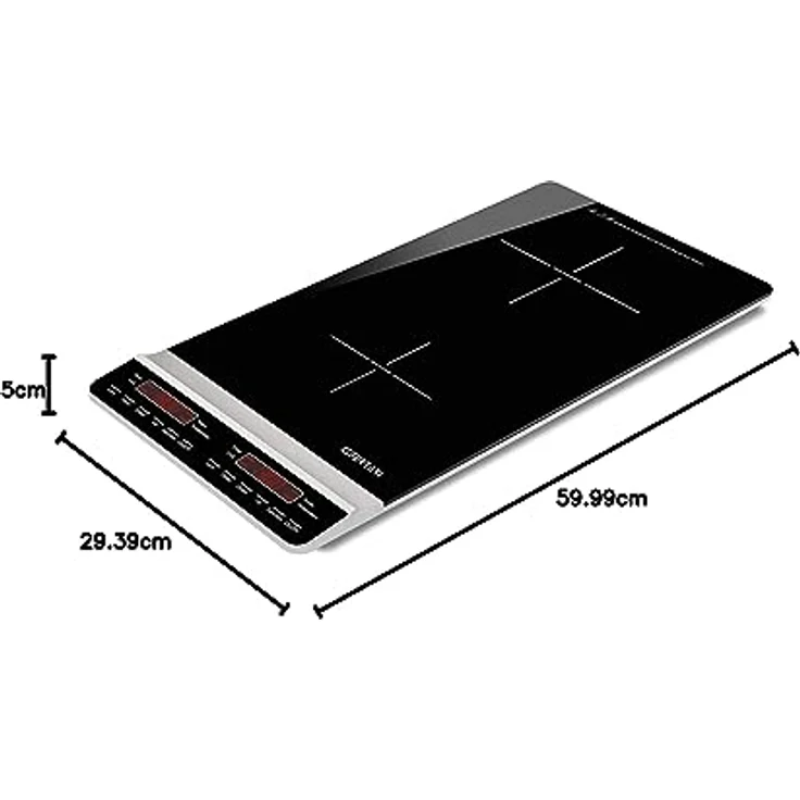 G3 Ferrari G10139 Doppelkocher, vertikal, Deep, Glas, Schwarz – Bild 5