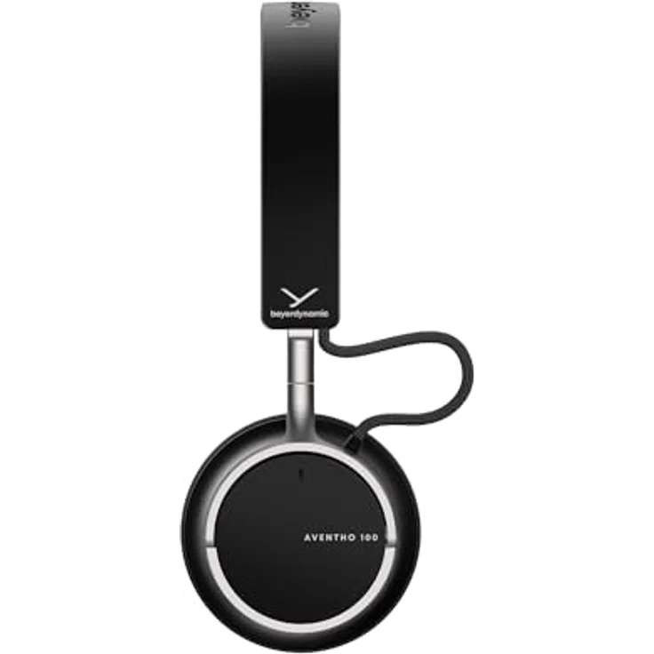 beyerdynamic AVENTHO 100, Wireless On-Ear Kopfhörer mit ANC, bis zu 60 Stunden Akkulaufzeit, schwarz, App-Update verfügbar – Bild 2