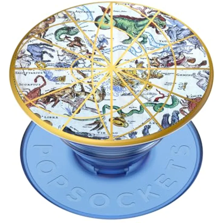 PopSockets PopGrip, Telefongriff mit expandierendem Stand - The Heavens, kompatibel mit iPhone und Samsung, strapazierfähig, Anti-Drop-Design