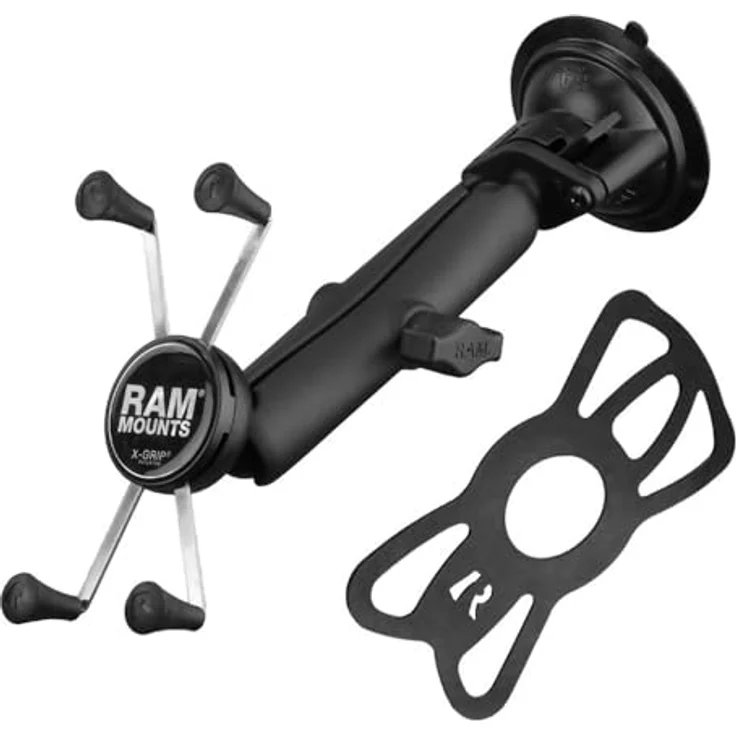RAM Mounts X-Grip Smartphone Halterung mit Saugnapfbasis, 3,3 Zoll, Schwarz – Bild 3